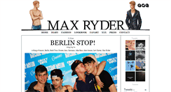 Desktop Screenshot of maxryder.com