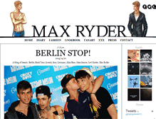 Tablet Screenshot of maxryder.com